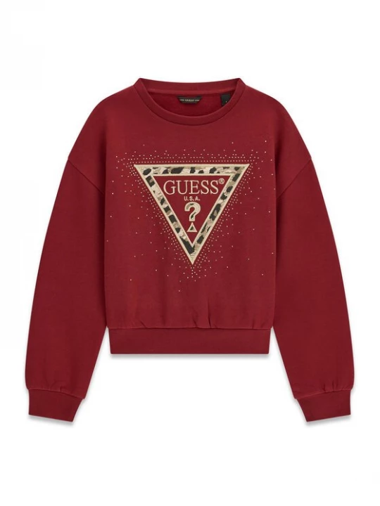 Obrázek produktu Guess Mikina J6BQ07 K6093 Bordó Regular Fit