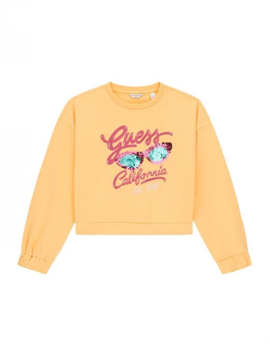 Obrázek produktu Guess Mikina J6GQ00 KA6R4 Žlutá Relaxed Fit