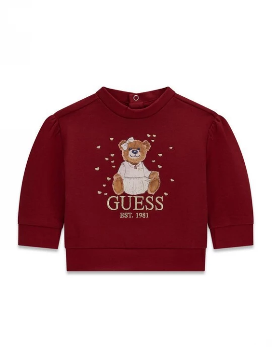 Obrázek produktu Guess Mikina K6BQ02 K5894 Bordó Regular Fit