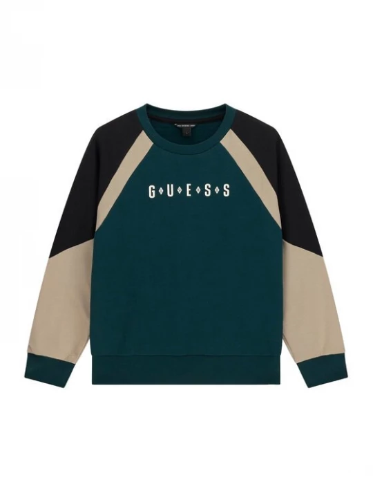 Obrázek produktu Guess Mikina L6BQ02 K5917 Tmavě zelená Oversize