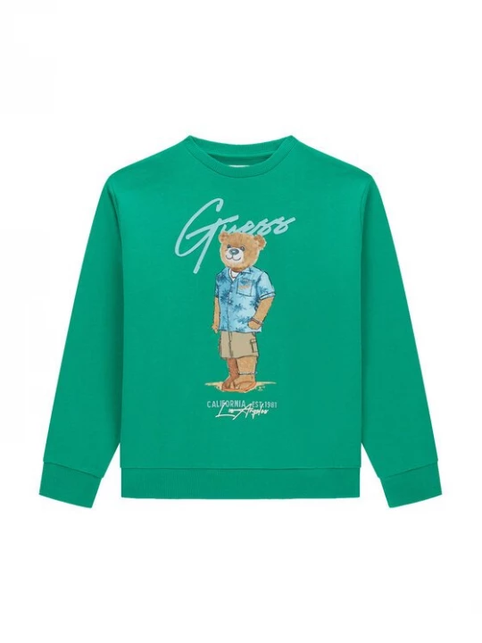 Obrázek produktu Guess Mikina L6GQ04 KA6R4 Zelená Regular Fit