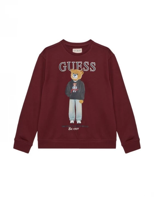 Obrázek produktu Guess Mikina L6YQ07 K4049 Bordó Regular Fit