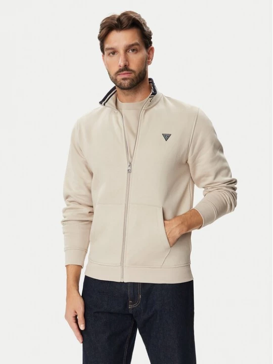 Obrázek produktu Guess Mikina M6BQ52 K6169 Béžová Slim Fit