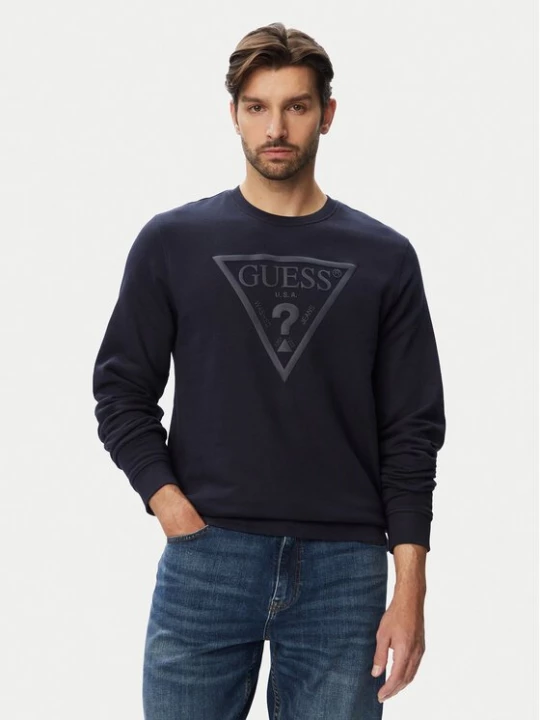 Obrázek produktu Guess Mikina M6YQ37 K4103 Tmavomodrá Slim Fit