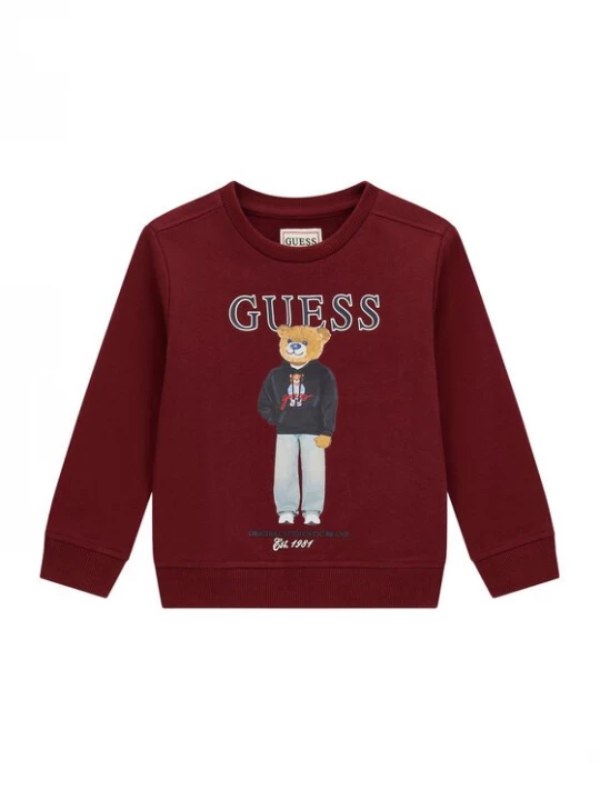 Obrázek produktu Guess Mikina N6YQ05 K4096 Bordó Regular Fit
