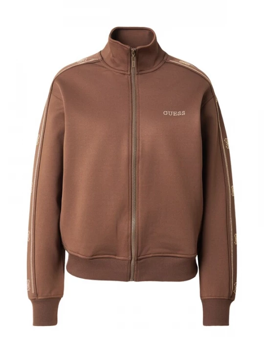 Obrázek produktu GUESS Mikina 'OCTAVIA' tmavě hnědá / zlatá