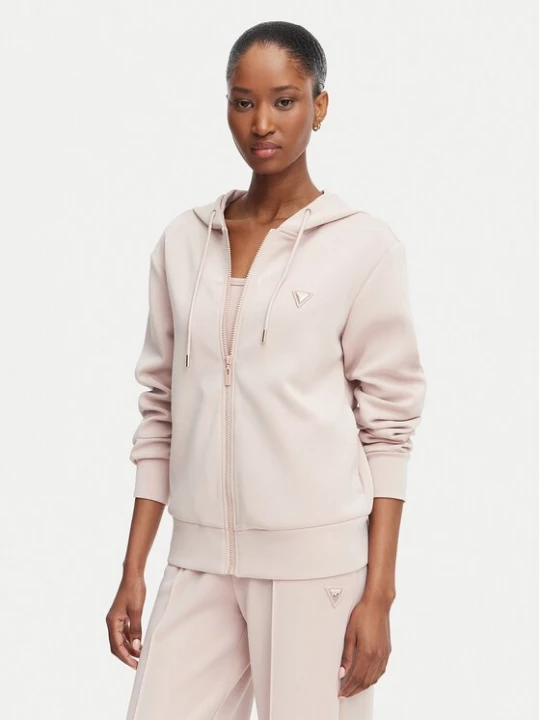 Obrázek produktu Guess Mikina V4YQ06 KCAY2 Světle růžová Regular Fit