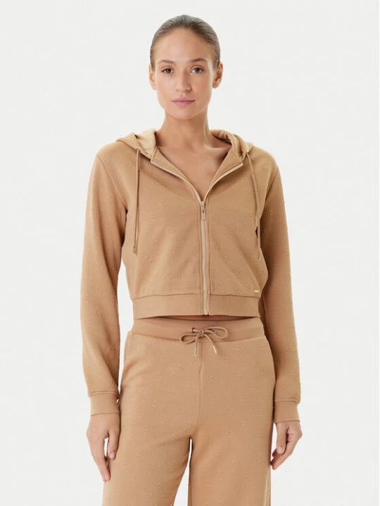 Obrázek produktu Guess Mikina V5YQ06 KBSL2 Hnědá Regular Fit