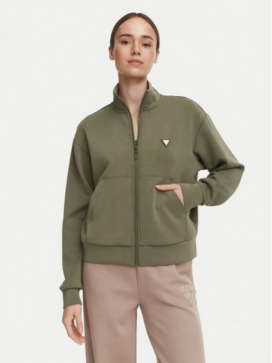 Obrázek produktu Guess Mikina V6YQ17 K4313 Khaki Regular Fit