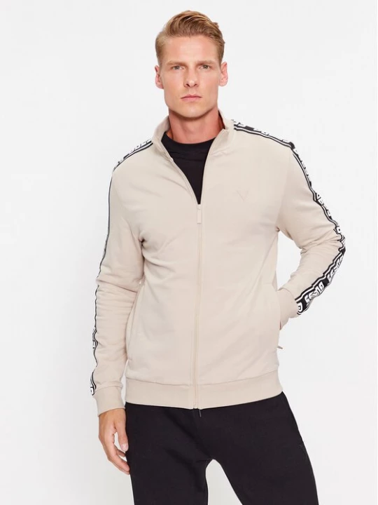 Obrázek produktu Guess Mikina Z2YQ12 K6ZS1 Écru Regular Fit Krémová
