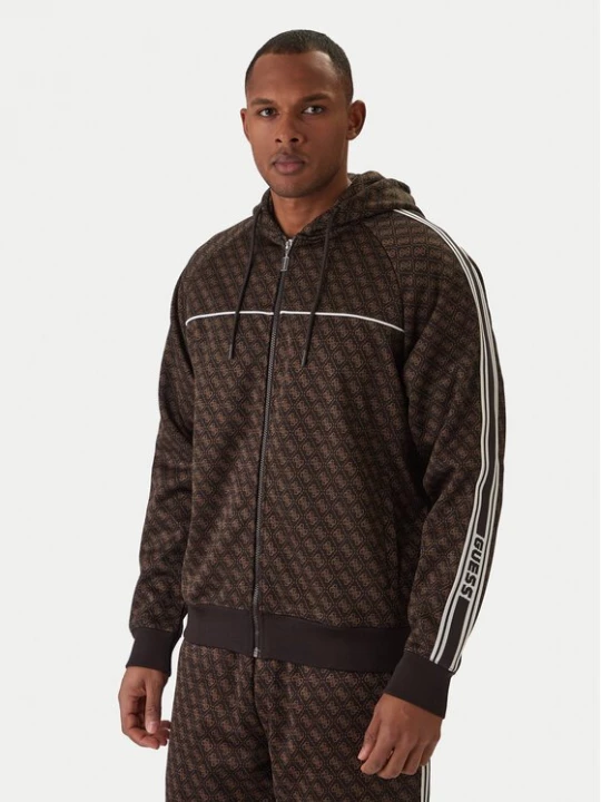Obrázek produktu Guess Mikina Z5BQ13 K2042 Hnědá Relaxed Fit