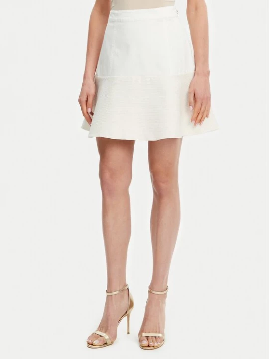 Obrázek produktu Guess Mini sukně W5GD87 WH610 Écru Regular Fit Krémová