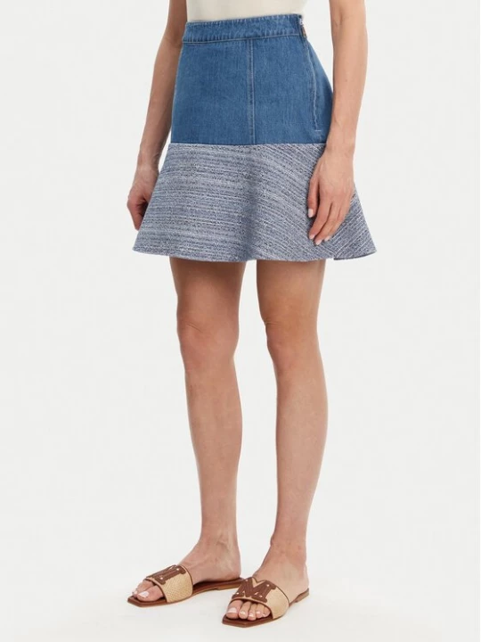 Obrázek produktu Guess Mini sukně W5GD87 WH610 Modrá Regular Fit