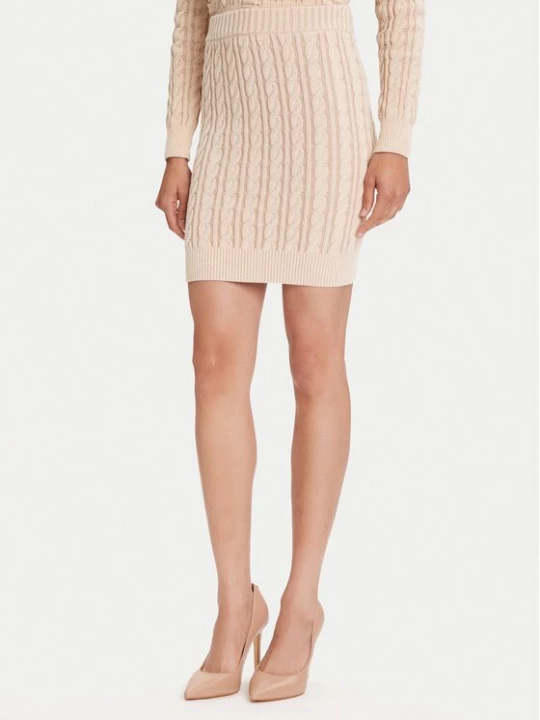 Obrázek produktu Guess Mini sukně W5YD68 Z3OU0 Béžová Regular Fit