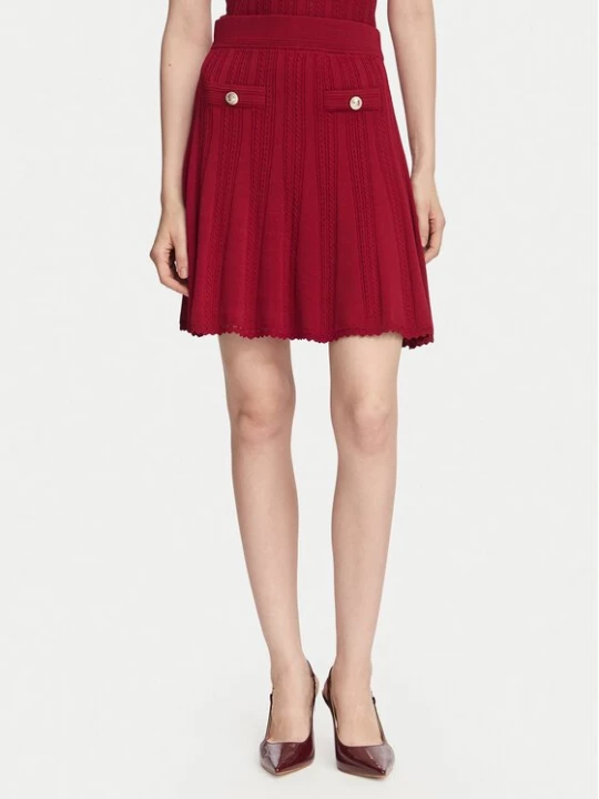 Obrázek produktu Guess Mini sukně W6YD21 Z0971 Bordó Regular Fit