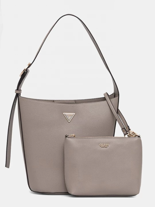 Obrázek produktu Guess nákupní taška dámská z imitace kůže MERIDIAN béžová