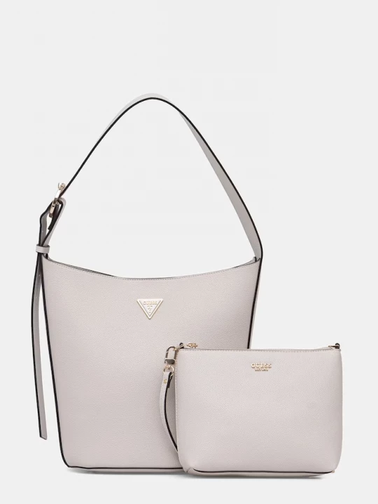 Obrázek produktu Guess nákupní taška dámská z imitace kůže MERIDIAN béžová
