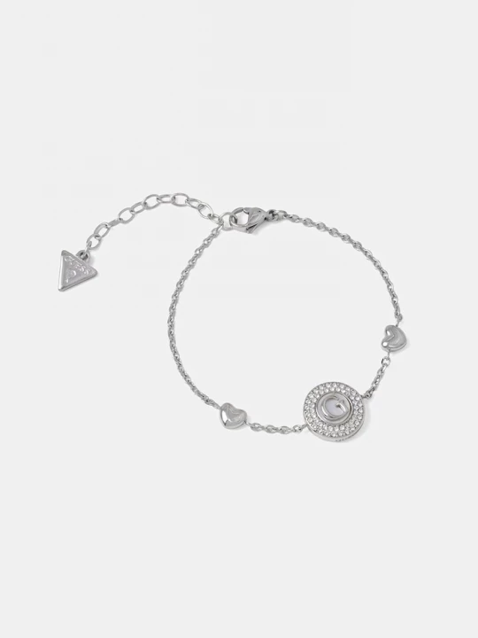 Obrázek produktu Guess náramek dámský z nerezové oceli G TALISMAN stříbrná