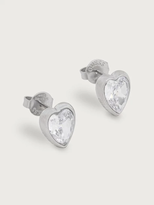 Obrázek produktu Guess náušnice dámské CRYSTAL LOVE stříbrná