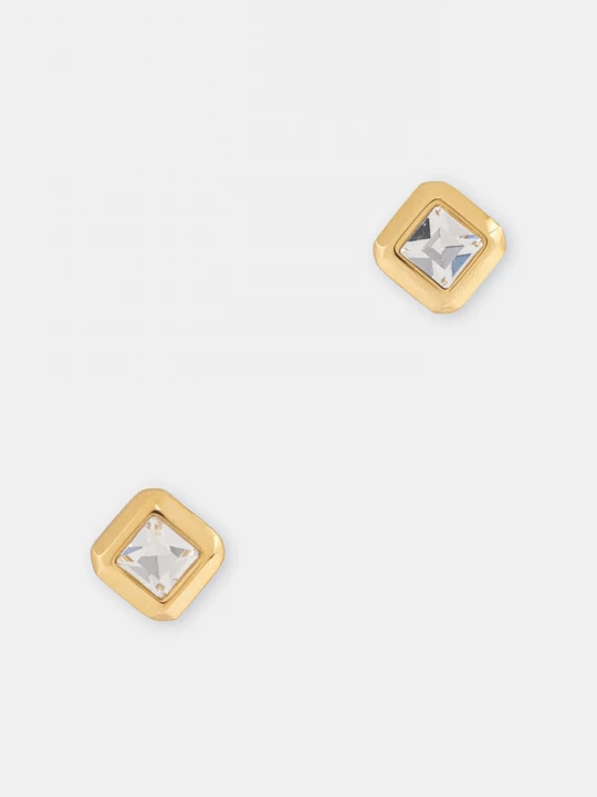 Obrázek produktu Guess náušnice dámské z nerezové oceli ACE OF DIAMONDS zlatá