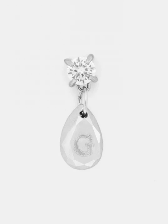 Obrázek produktu Guess náušnice dámské z nerezové oceli PIERCING STUDIO stříbrná
