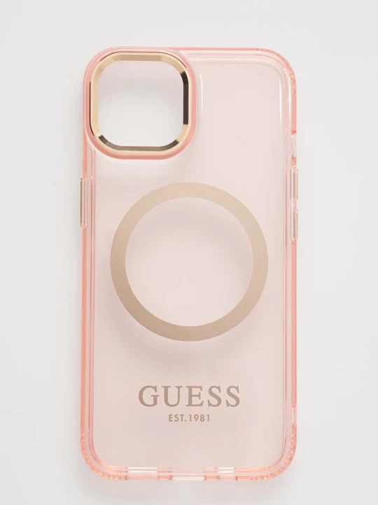 Obrázek produktu Guess Obal na telefon iPhone 14 6, 1" růžová