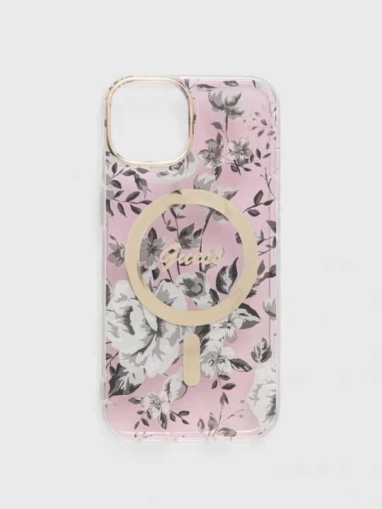 Obrázek produktu Guess Obal na telefon Guess iPhone 14 6.1" růžová