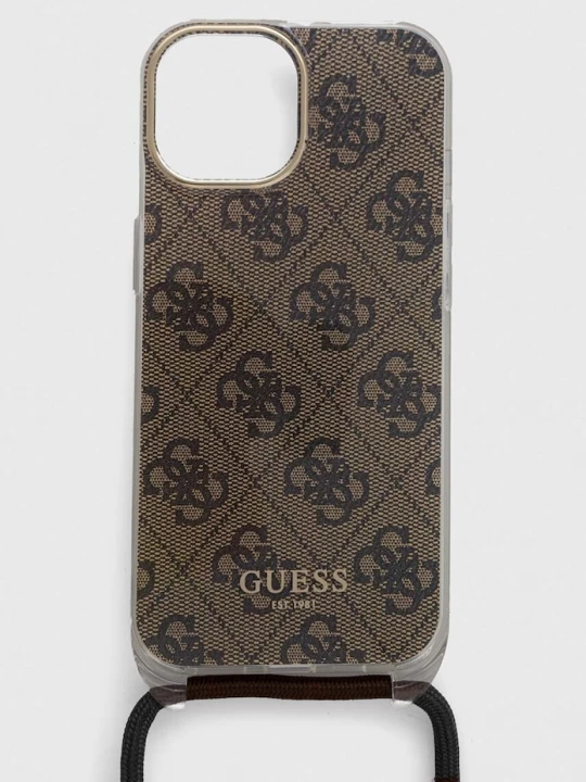 Obrázek produktu Guess Obal na telefon Guess iPhone 15 / 14 / 13 6.1" béžová