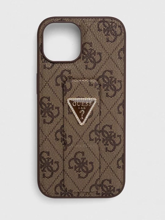 Obrázek produktu Guess Obal na telefon Guess iPhone 15 / 14 / 13 6.1'' hnědá