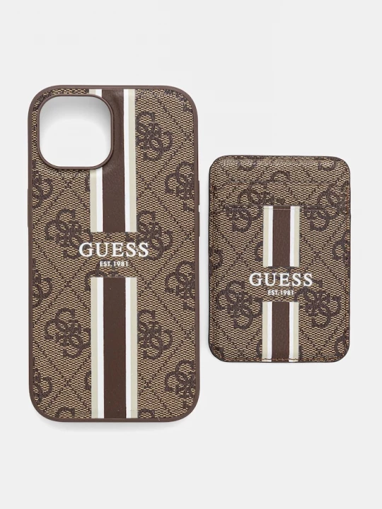 Obrázek produktu Guess Obal na telefon iPhone 15 hnědá