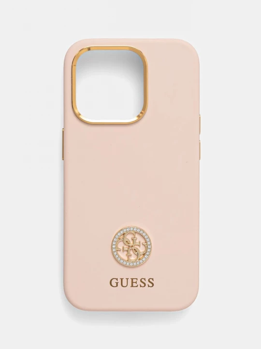 Obrázek produktu Guess Obal na telefon iPhone 15 Pro 6.1" růžová