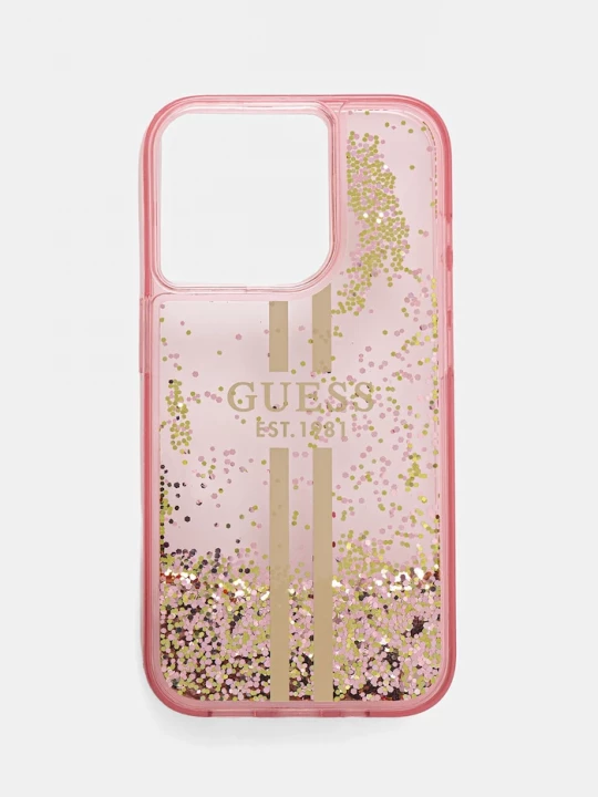 Obrázek produktu Guess Obal na telefon iPhone 15 Pro 6.1" růžová