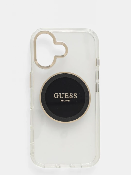Obrázek produktu Guess Obal na telefon Guess iPhone 16 černá