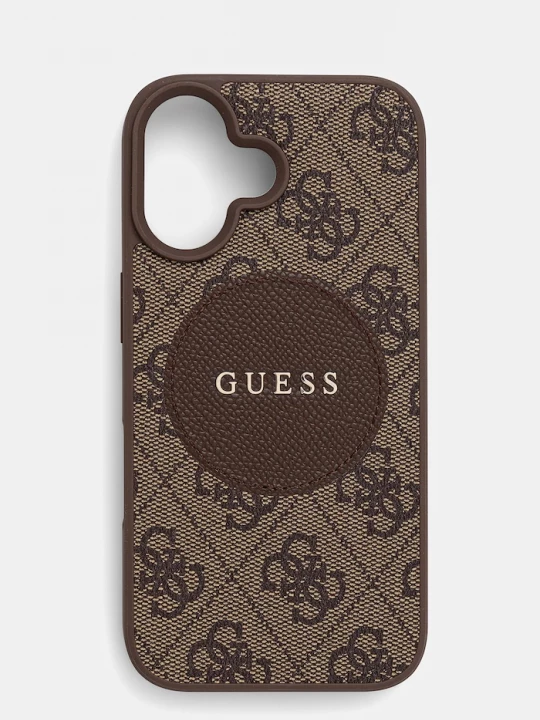 Obrázek produktu Guess Obal na telefon Guess iPhone 16 hnědá