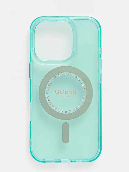Obrázek produktu Guess Obal na telefon Guess iPhone 16 Pro 6.3 zelená