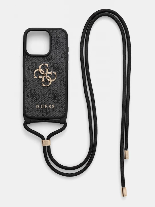Obrázek produktu Guess Obal na telefon Guess iPhone 16 Pro černá