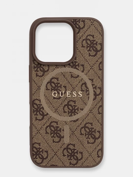 Obrázek produktu Guess Obal na telefon Guess iPhone 16 Pro hnědá