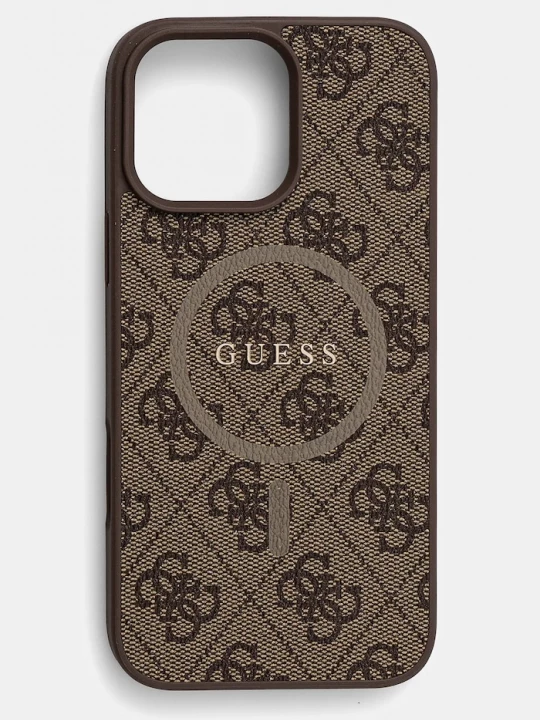Obrázek produktu Guess Obal na telefon Guess iPhone 16 Pro Max hnědá