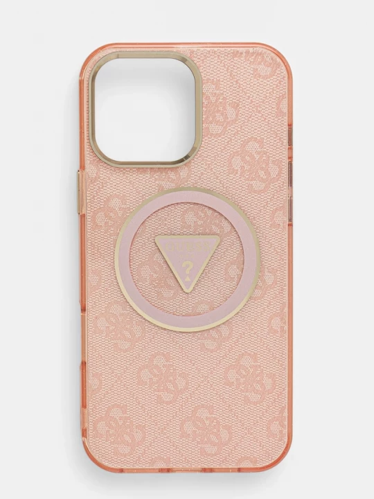 Obrázek produktu Guess Obal na telefon Guess iPhone 16 Pro Max růžová