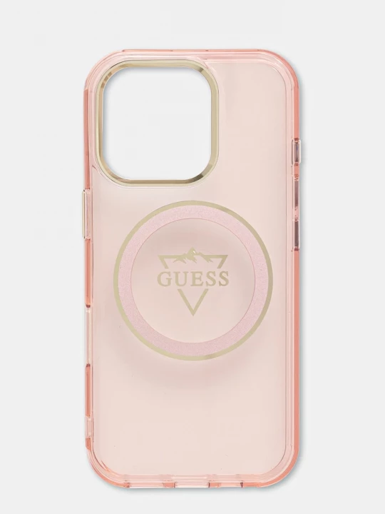Obrázek produktu Guess Obal na telefon Guess iPhone 16 Pro růžová