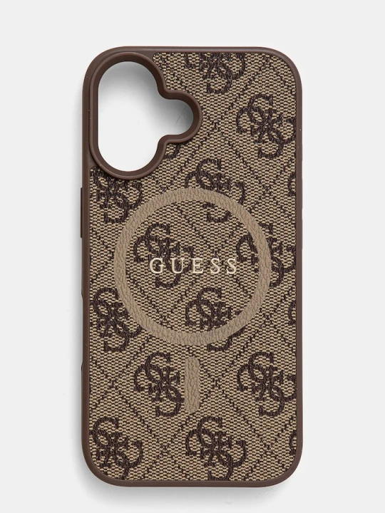 Obrázek produktu Guess Obal na telefon iPhone 16 6.1 hnědá