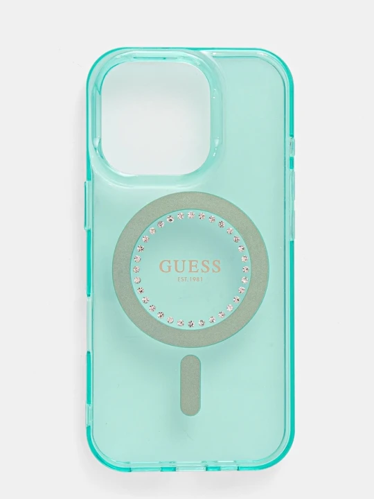 Obrázek produktu Guess Obal na telefon iPhone 16 Pro 6.3 zelená