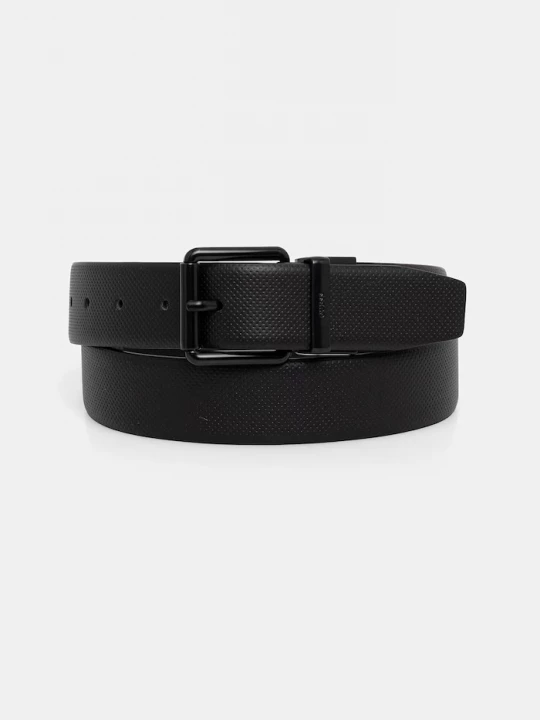 Obrázek produktu Guess oboustranný pánský kožený pásek černá