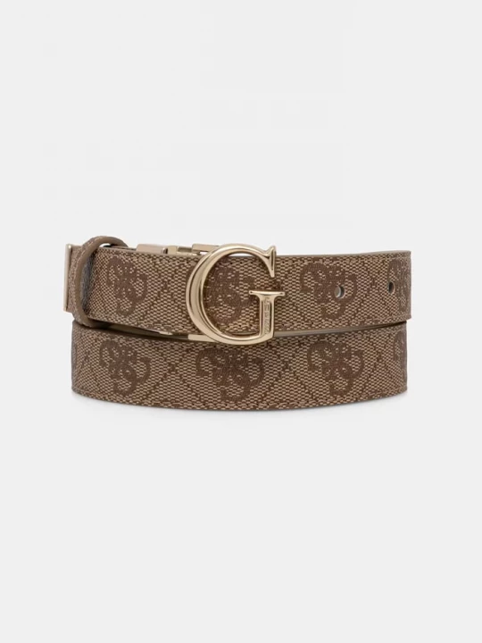Obrázek produktu Guess oboustranný pásek dámský LEONA béžová