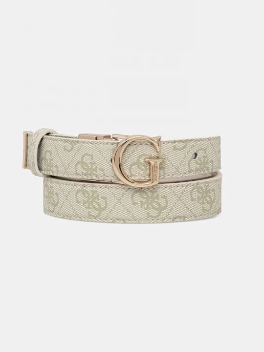 Obrázek produktu Guess oboustranný pásek dámský LEONA zelená