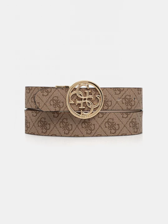 Obrázek produktu Guess oboustranný pásek dámský NOELLE béžová
