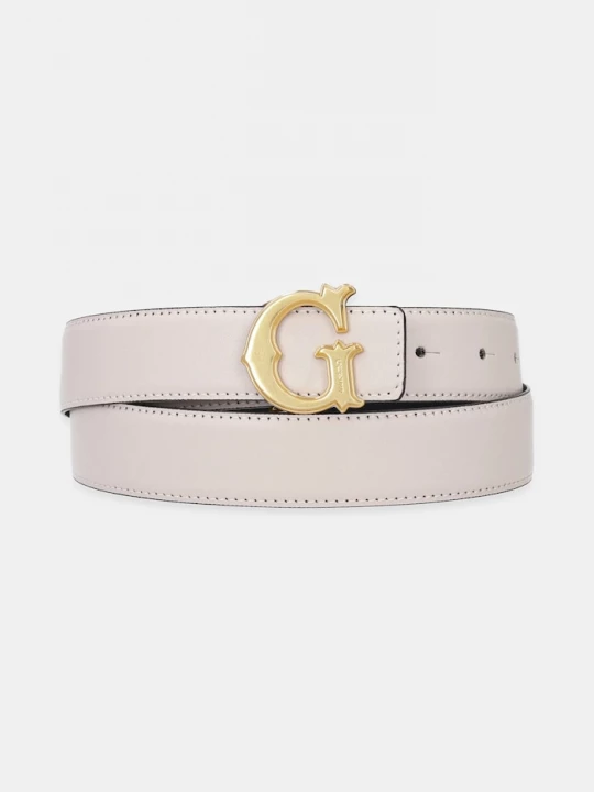 Obrázek produktu Guess oboustranný pásek dámský z imitace kůže béžová