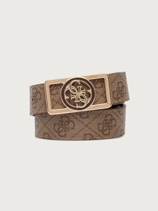 Obrázek produktu Guess oboustranný pásek dámský z imitace kůže NOELLE II béžová