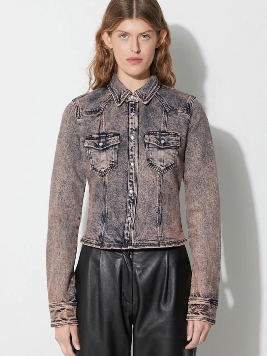 Obrázek produktu Guess Originals Džínová košile Guess Originals růžová