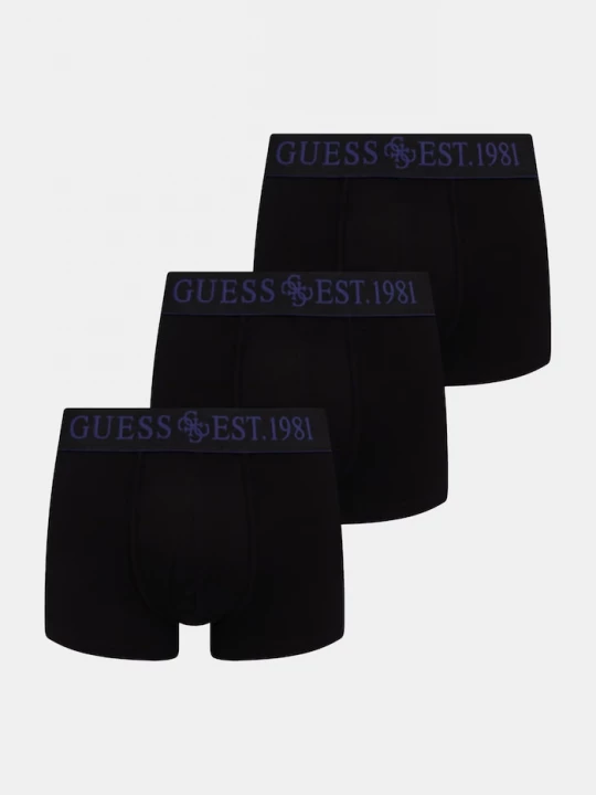 Obrázek produktu Guess pánské boxerky bavlněné elastanem JOE 3-pack černá